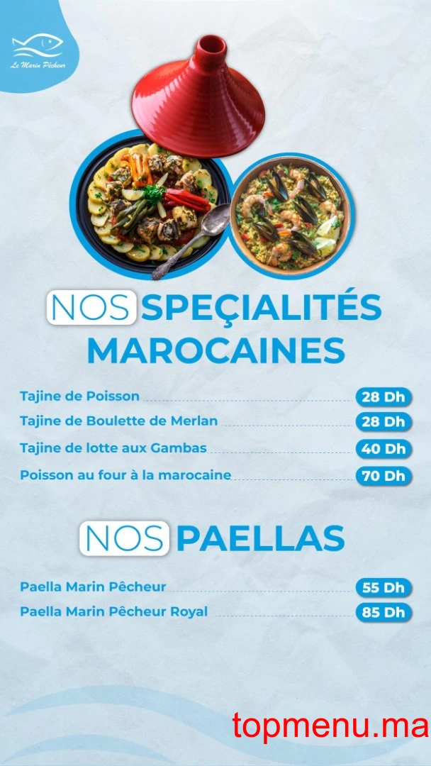 Le Marin Pecheur menu page 4