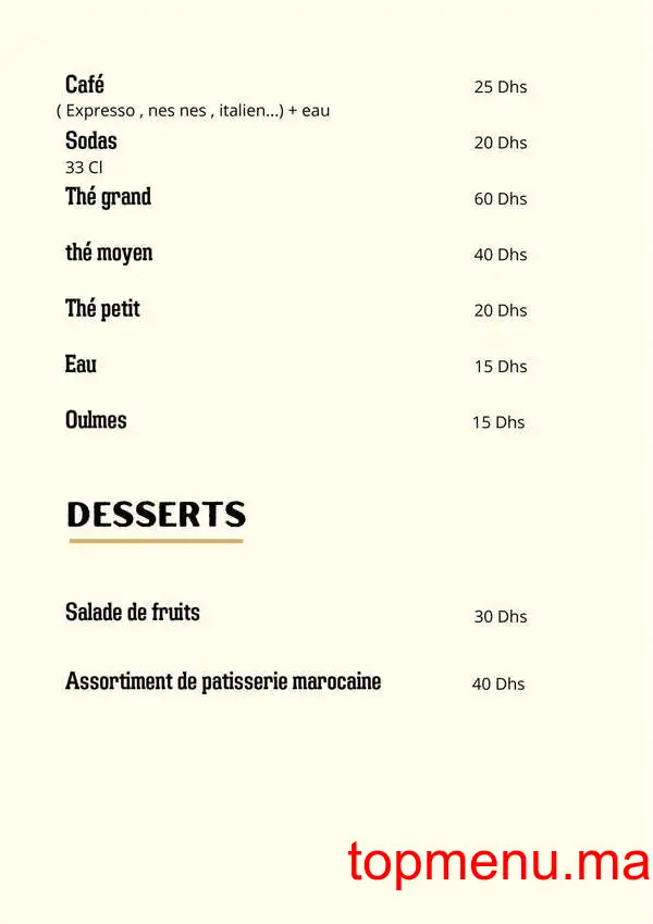 Coopérative AT menu page 6