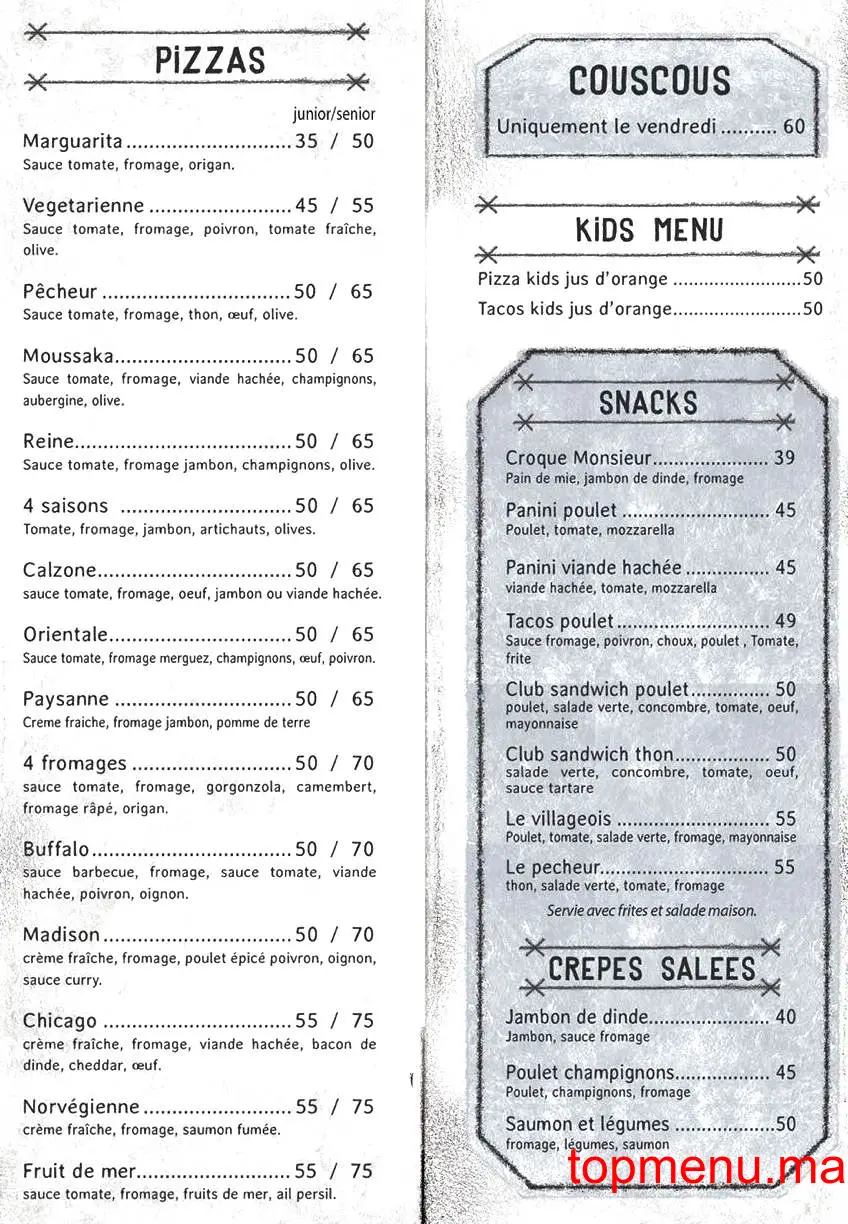 Le Madison menu page 4