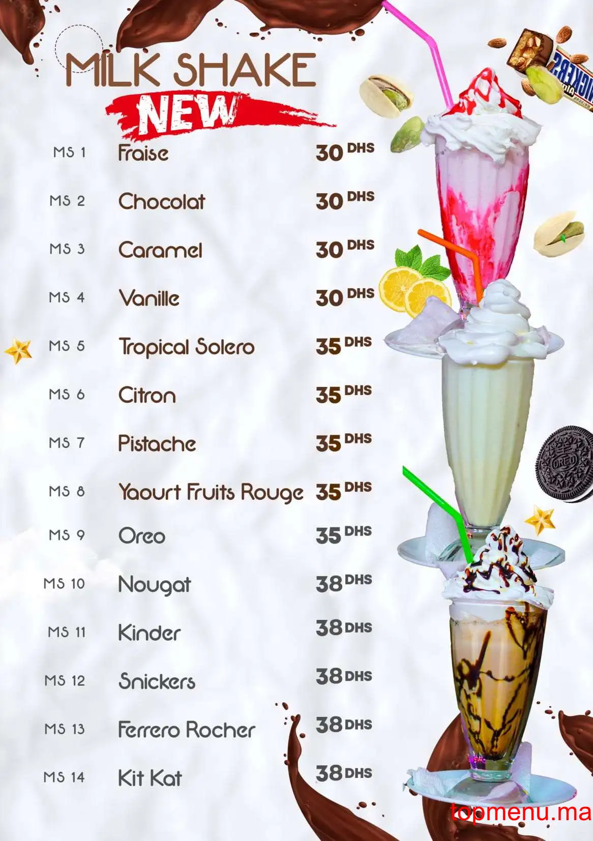 Smile Park menu page 22