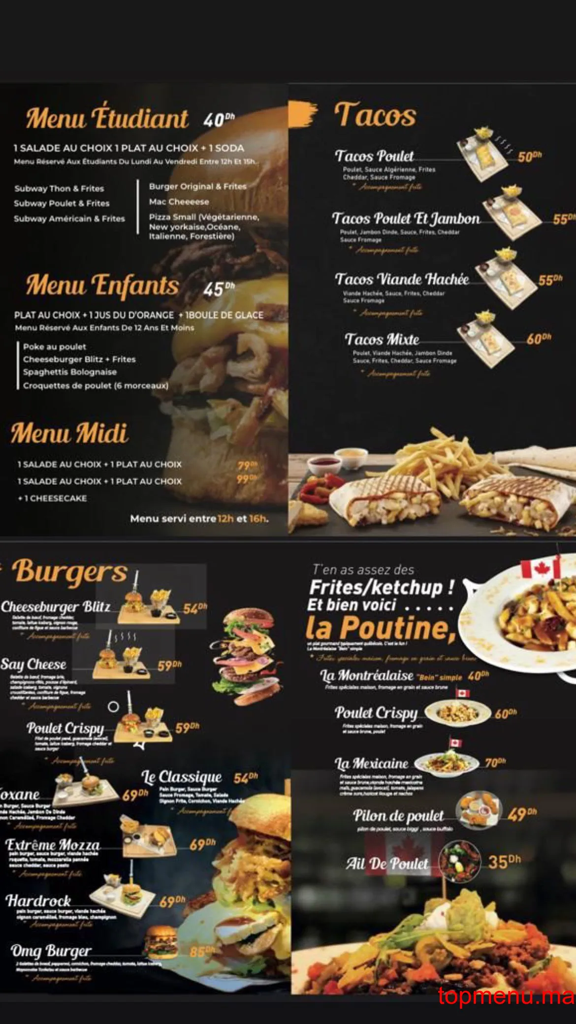 Say Cheese menu page 4