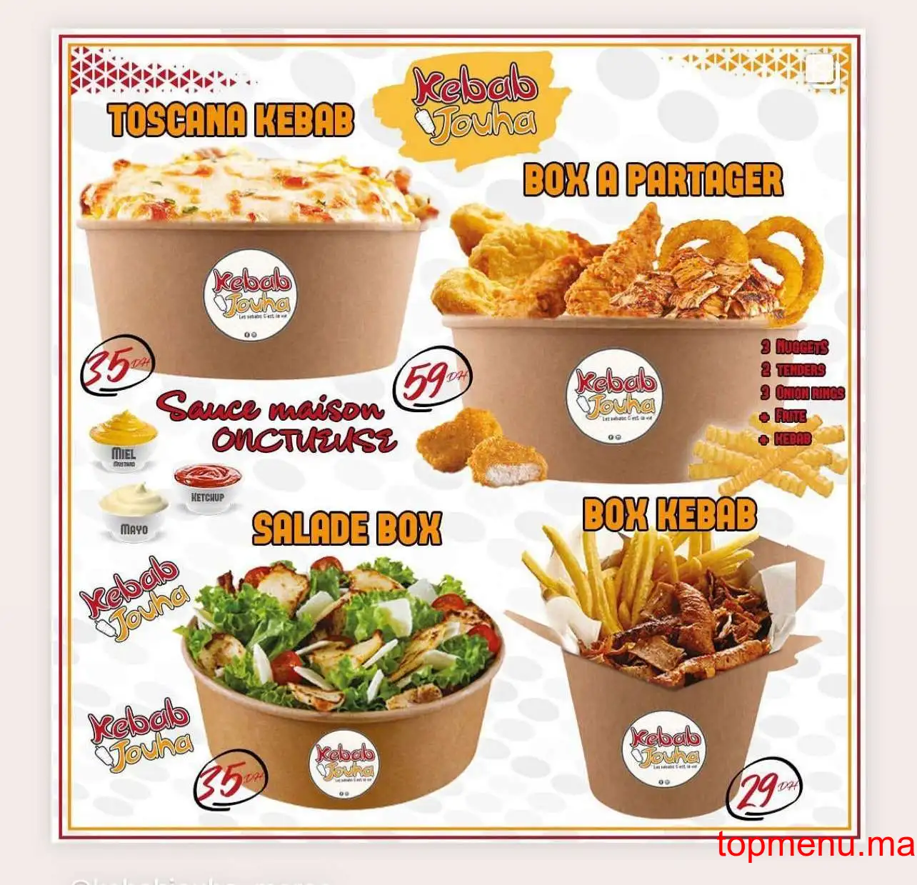 Kebab Jouha menu page 2