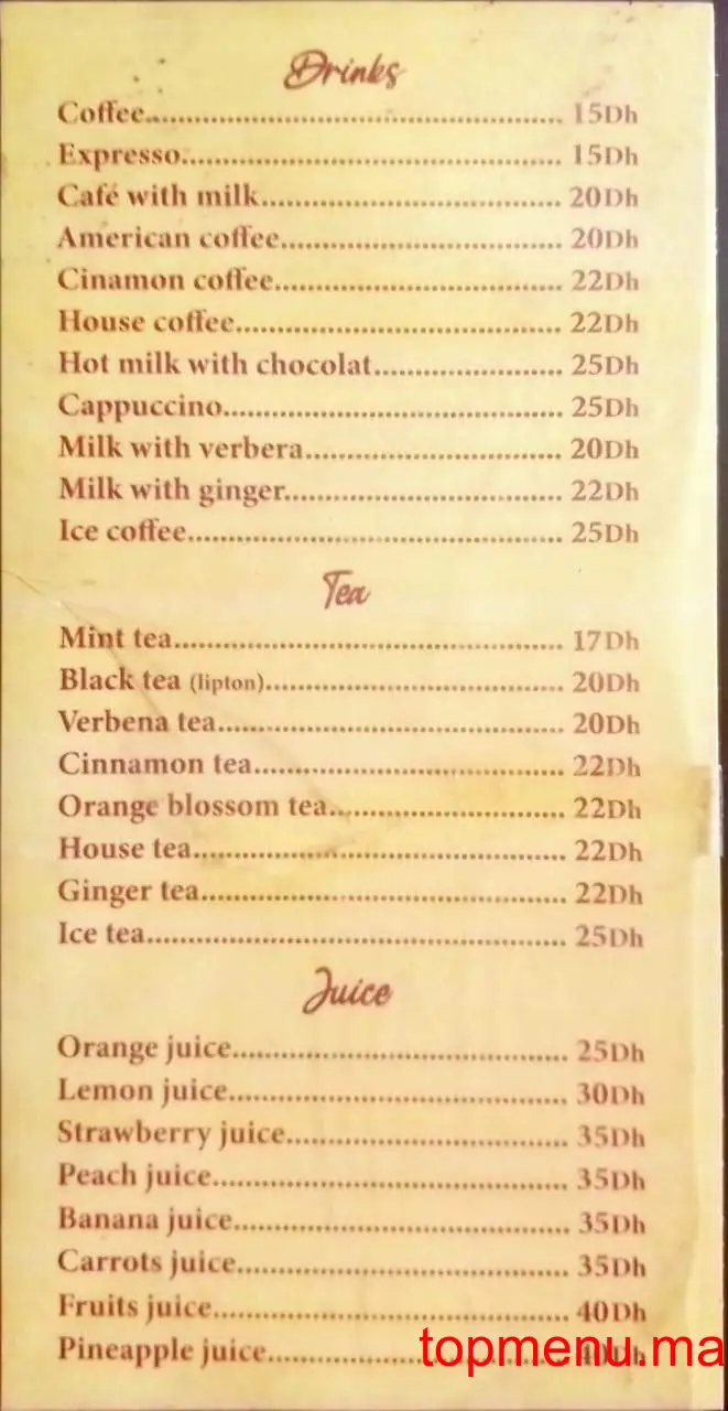 Café Kessabine menu page 5