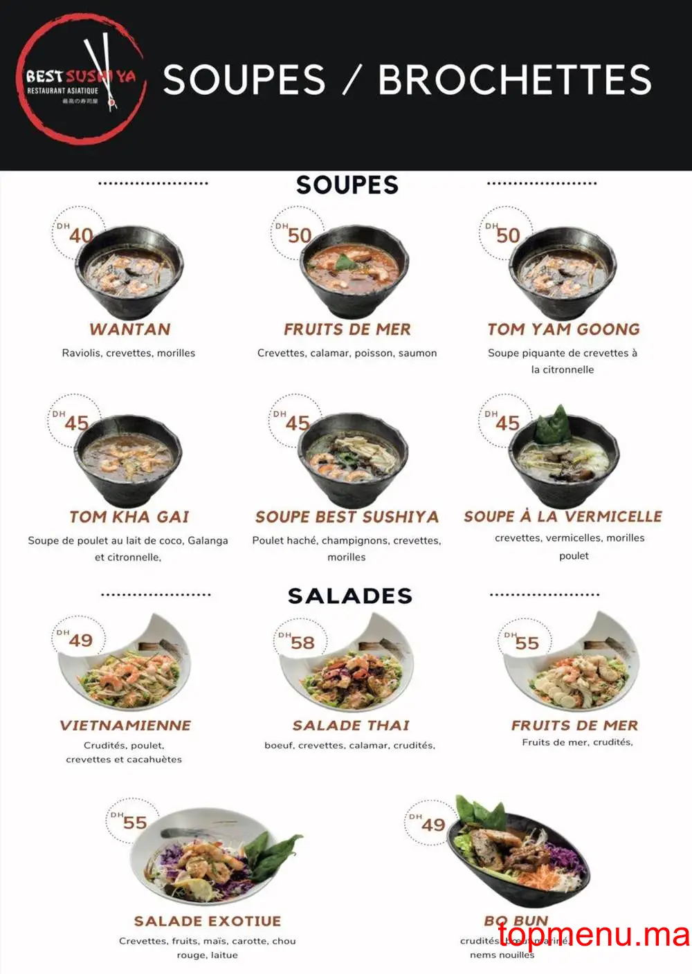 Best Sushi Ya menu page 4