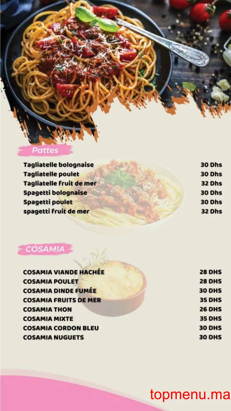 Snack Simo menu page 4