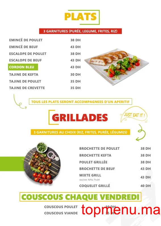 Les 2 frères menu page 3