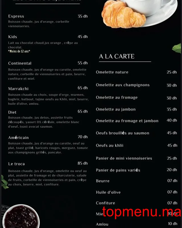 le troca menu page 4