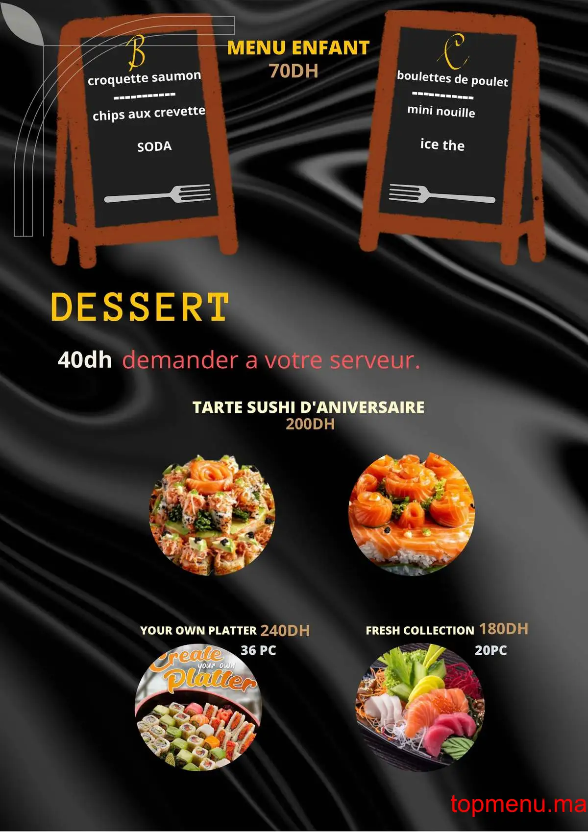 Ikura Sushi Marrakech menu page 9