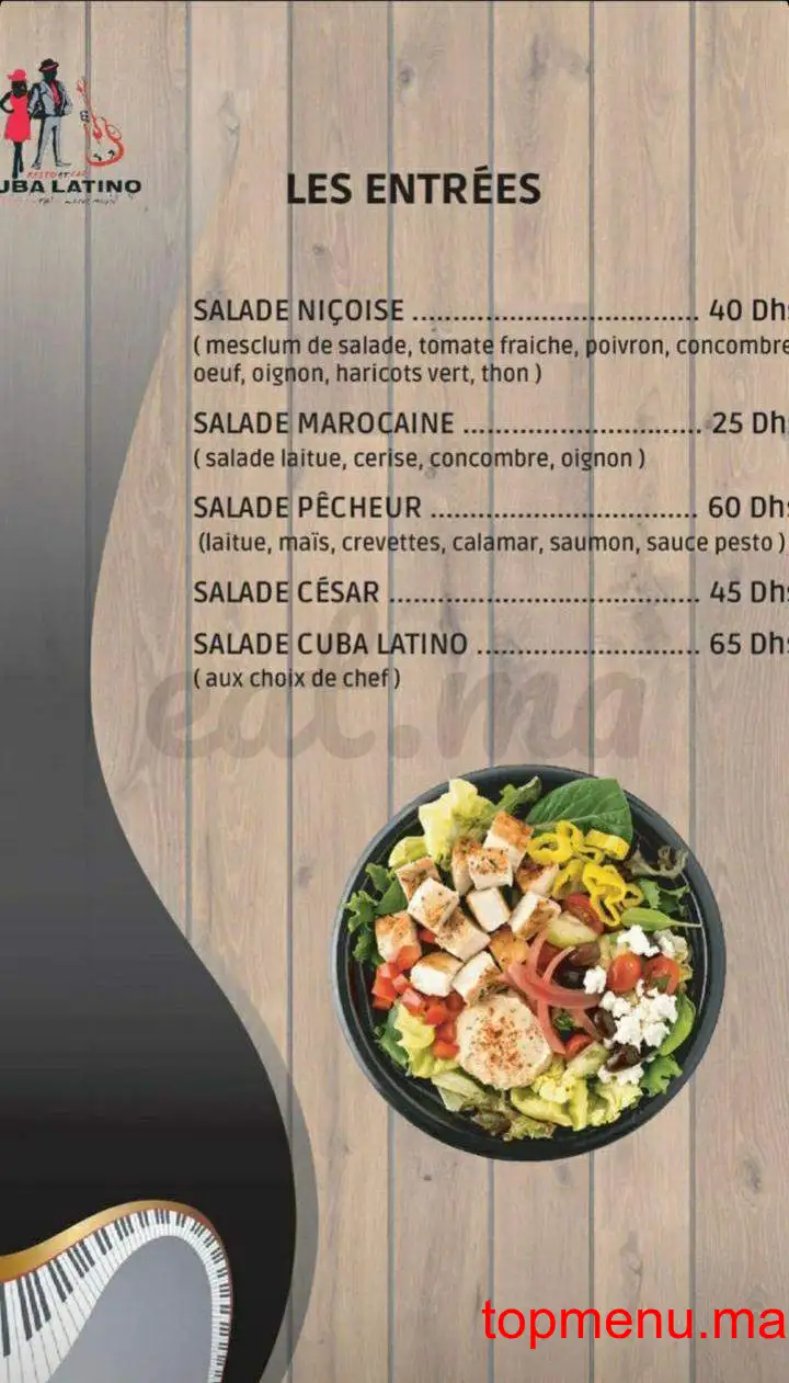 Cuba Latino menu page 11