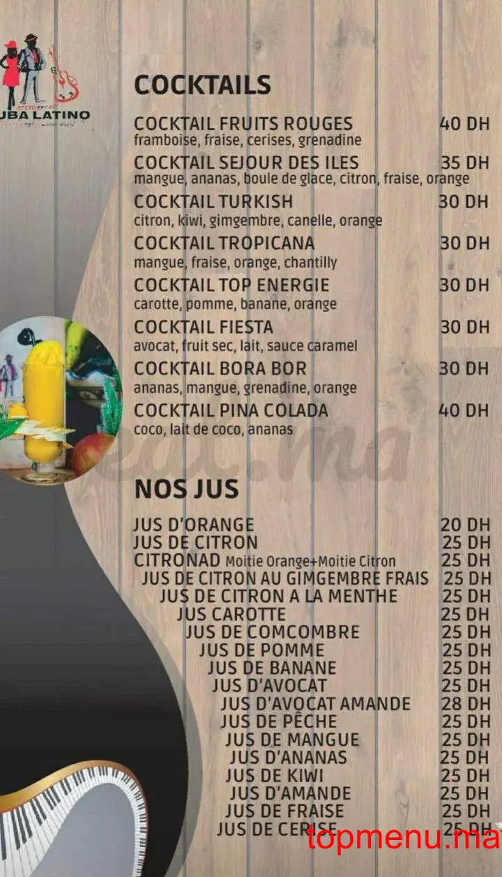 Cuba Latino menu page 6