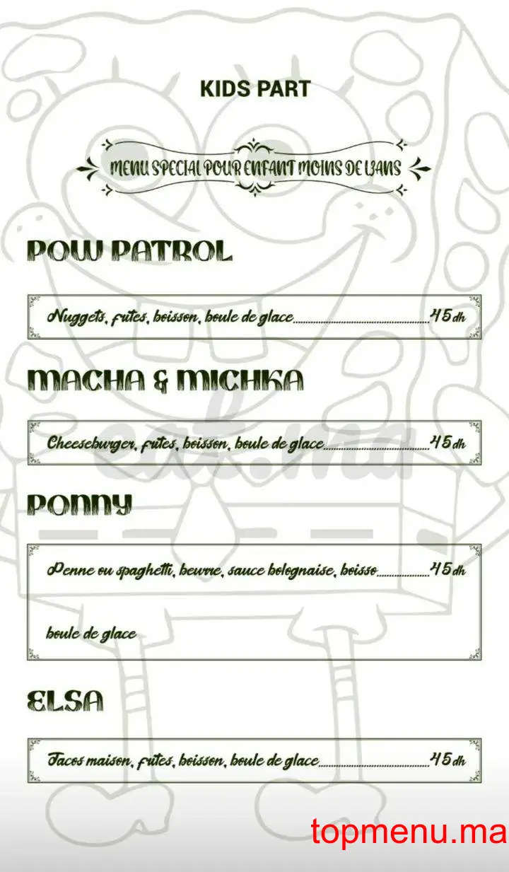 Omaystro menu page 6