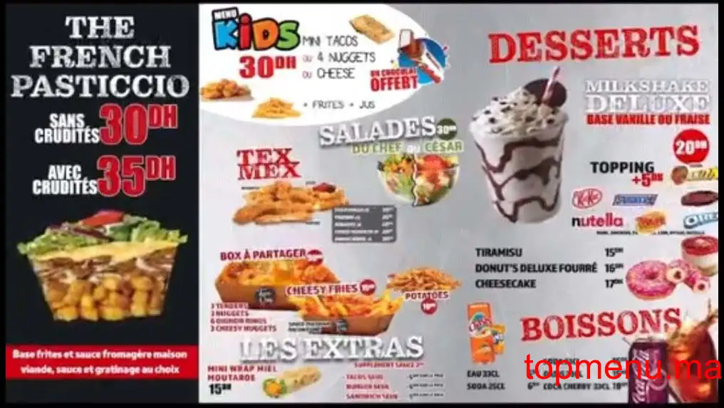 Tacos only Nassim menu page 3