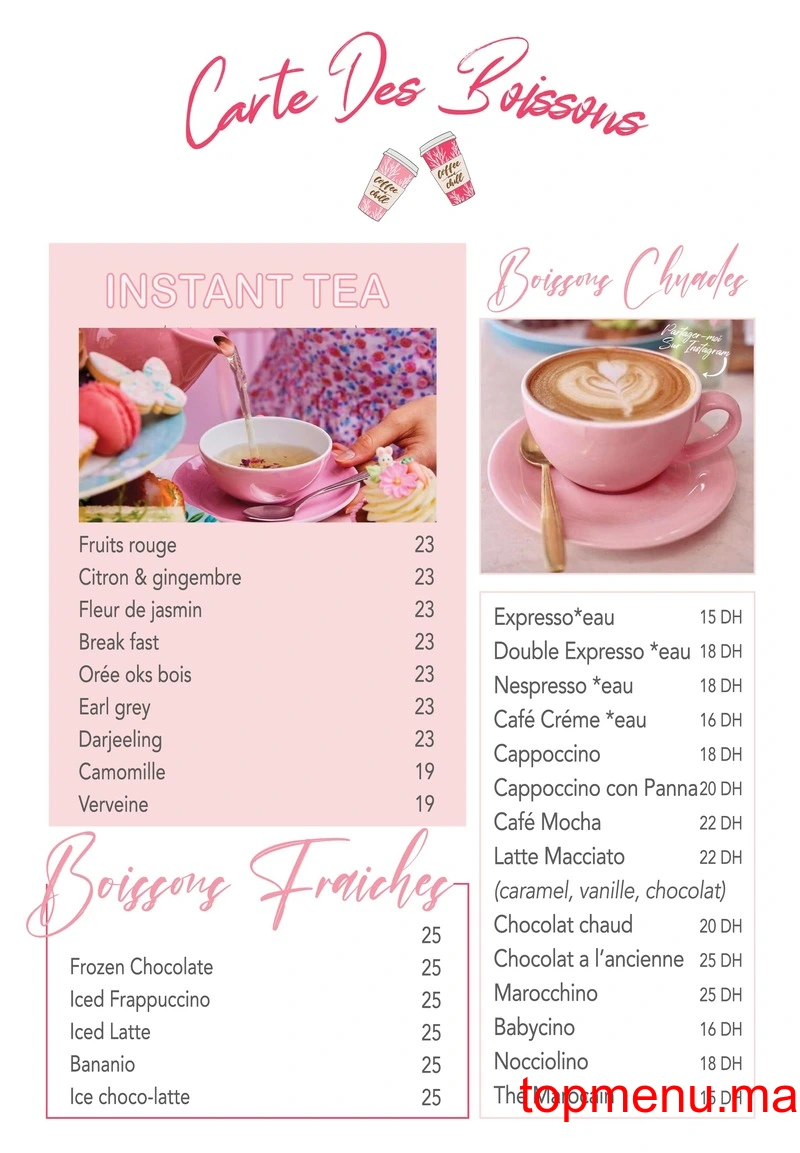 Cake & Break menu page 4