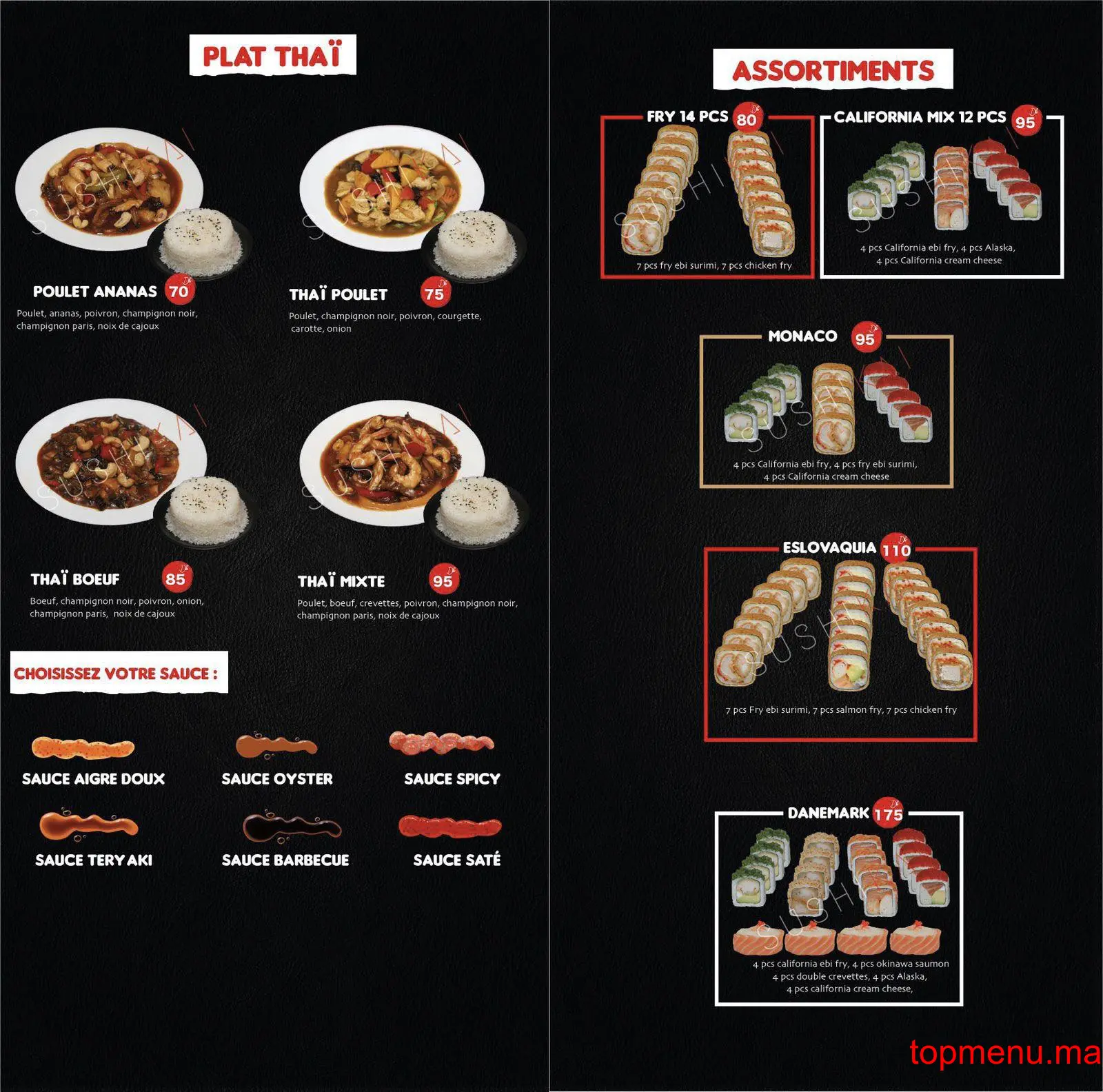 Sushikai menu page 5