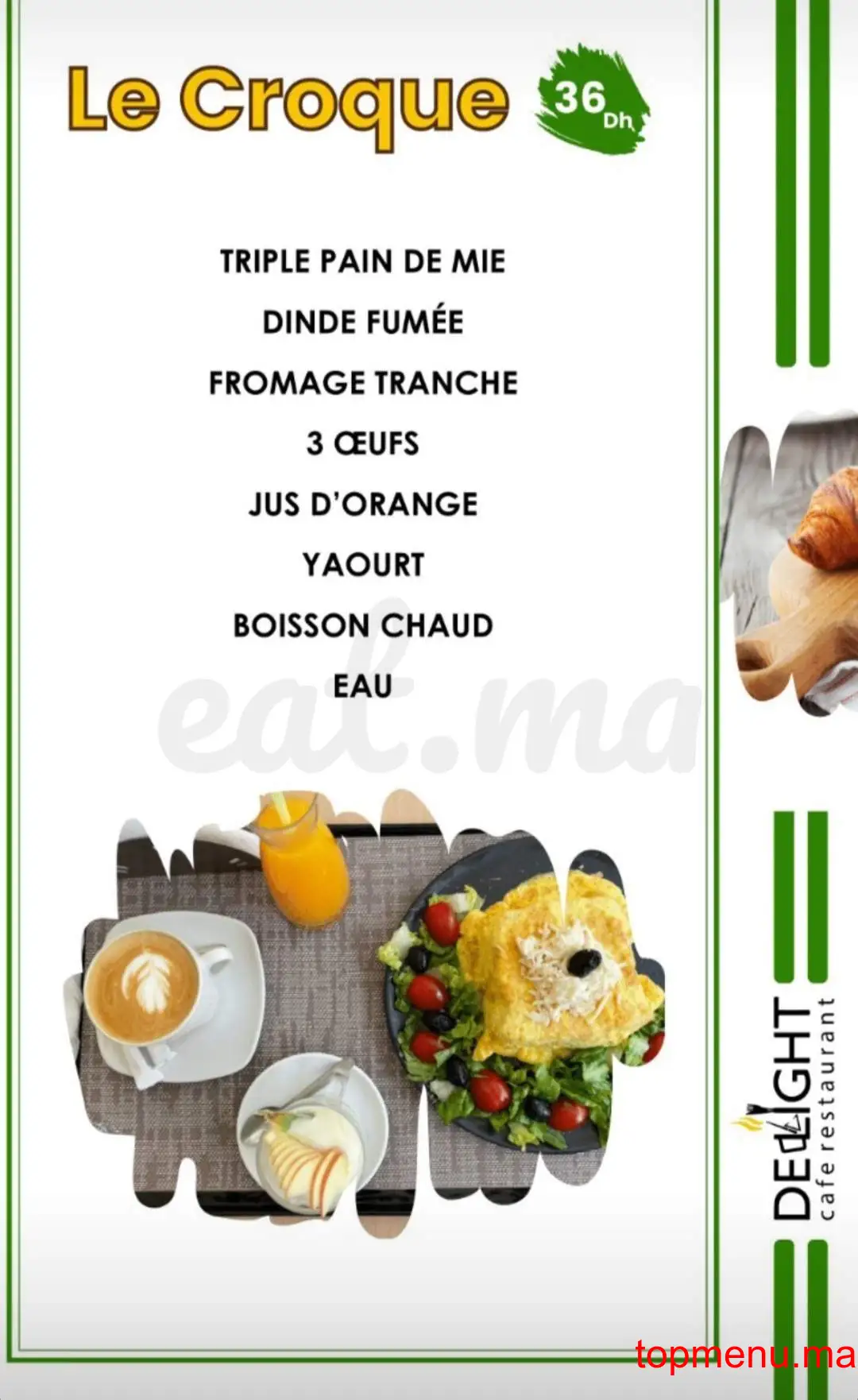 Delight menu page 11