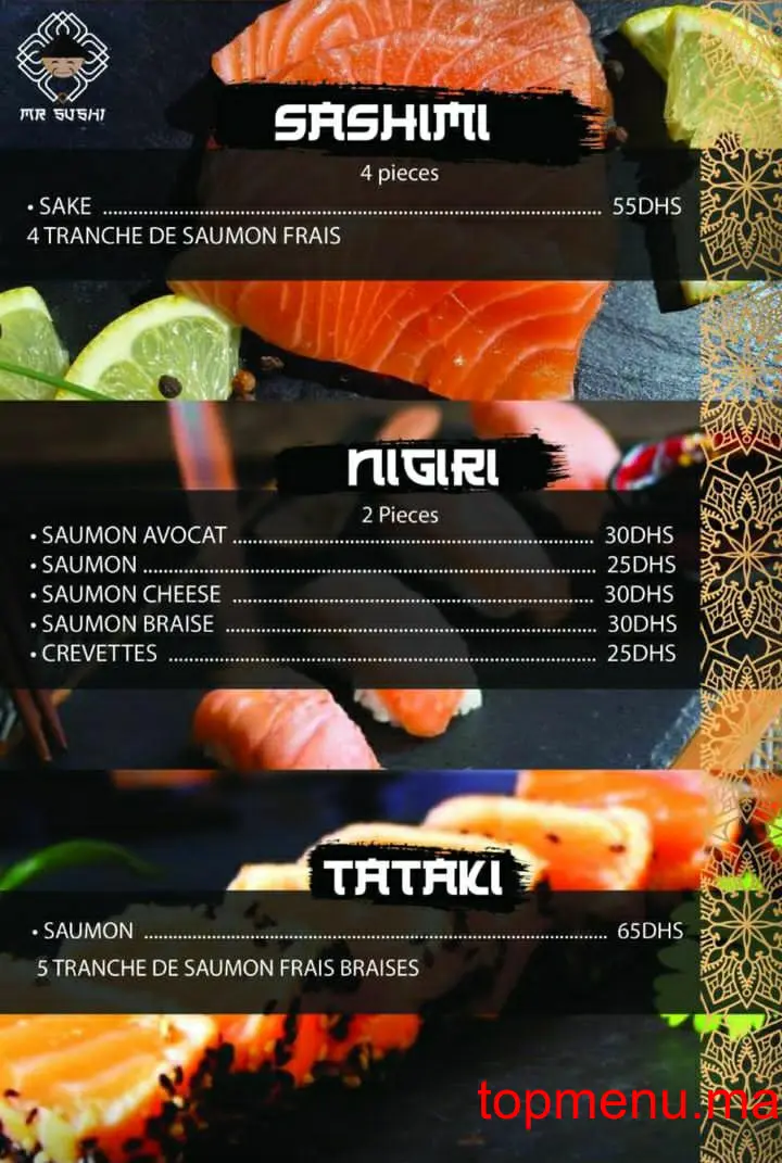 Mr.sushi menu page 3