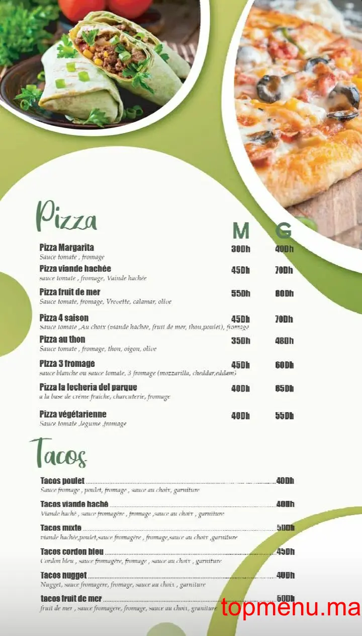 La Villa del padre menu page 4