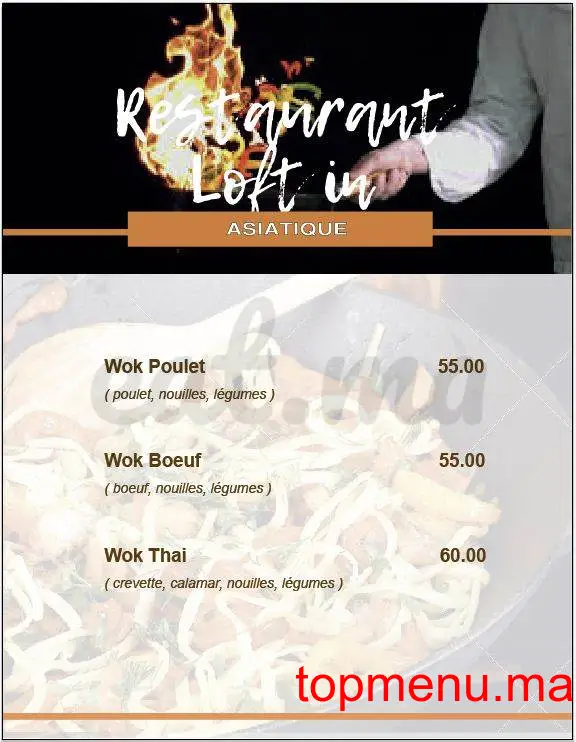 Loft’in menu page 6