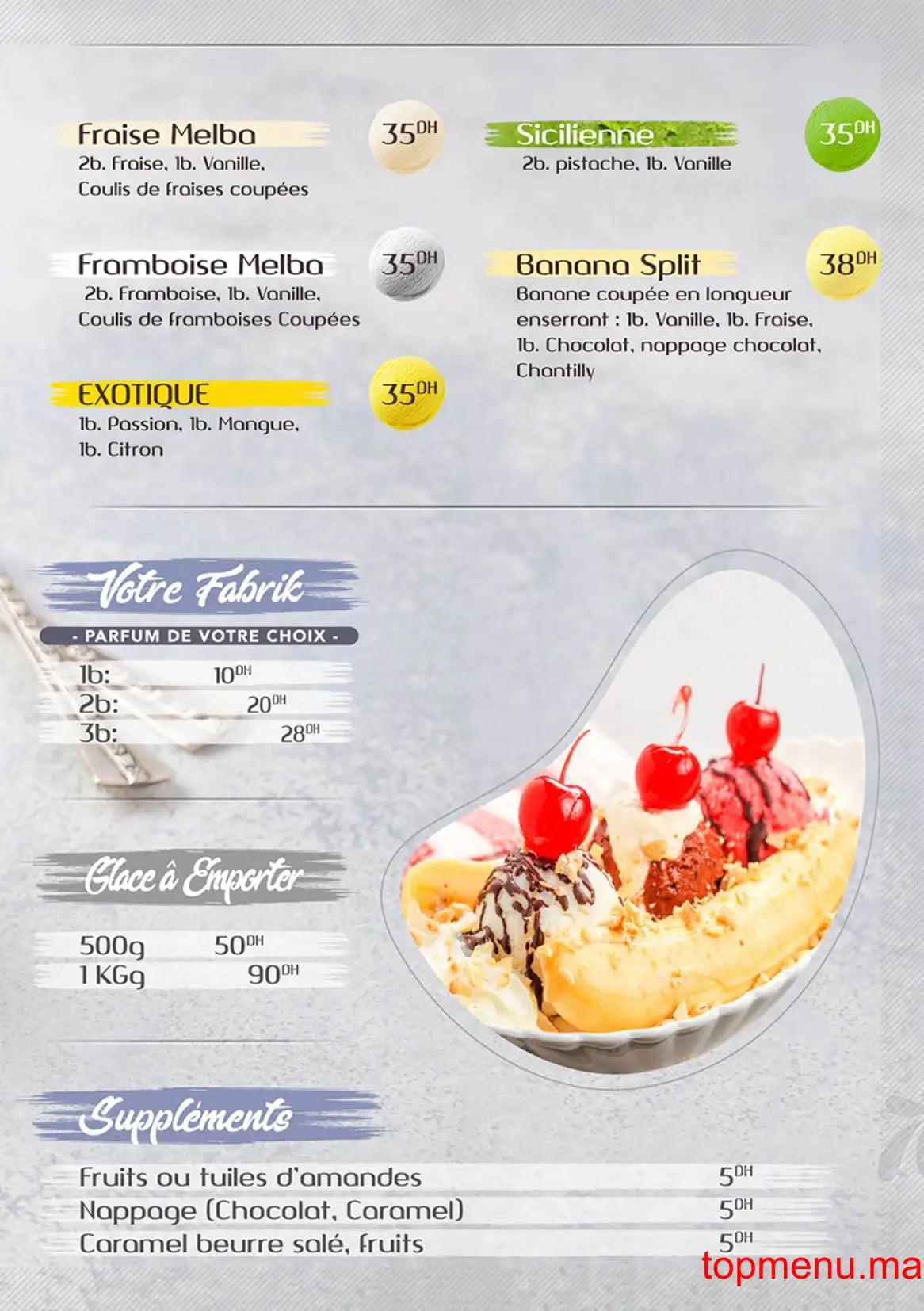 Pallina Di Gelato menu page 5