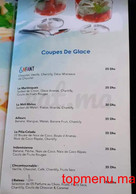 L’bateau menu page 3