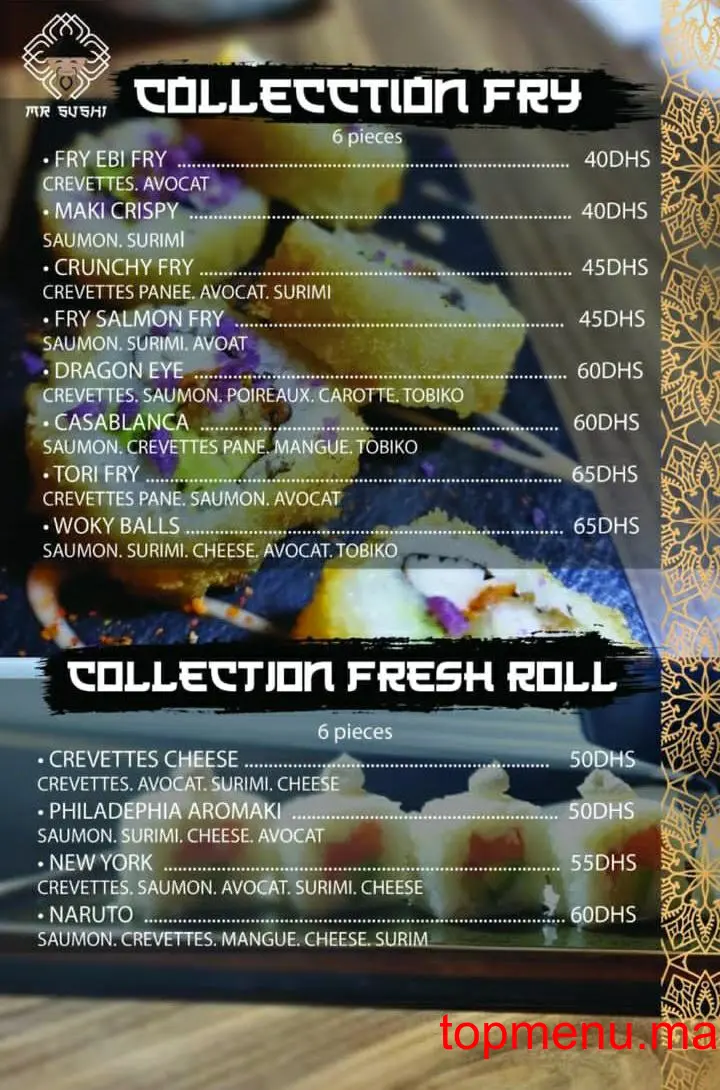 Mr.sushi menu page 8