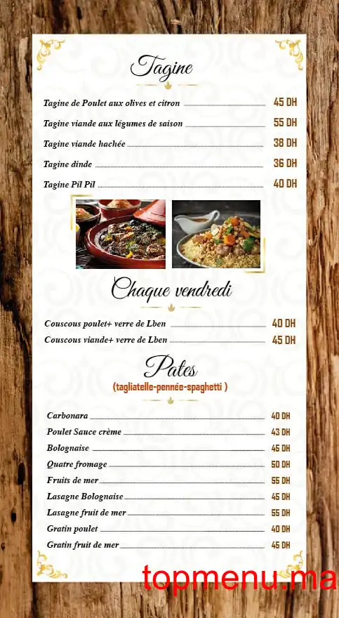 Andalucia menu page 5