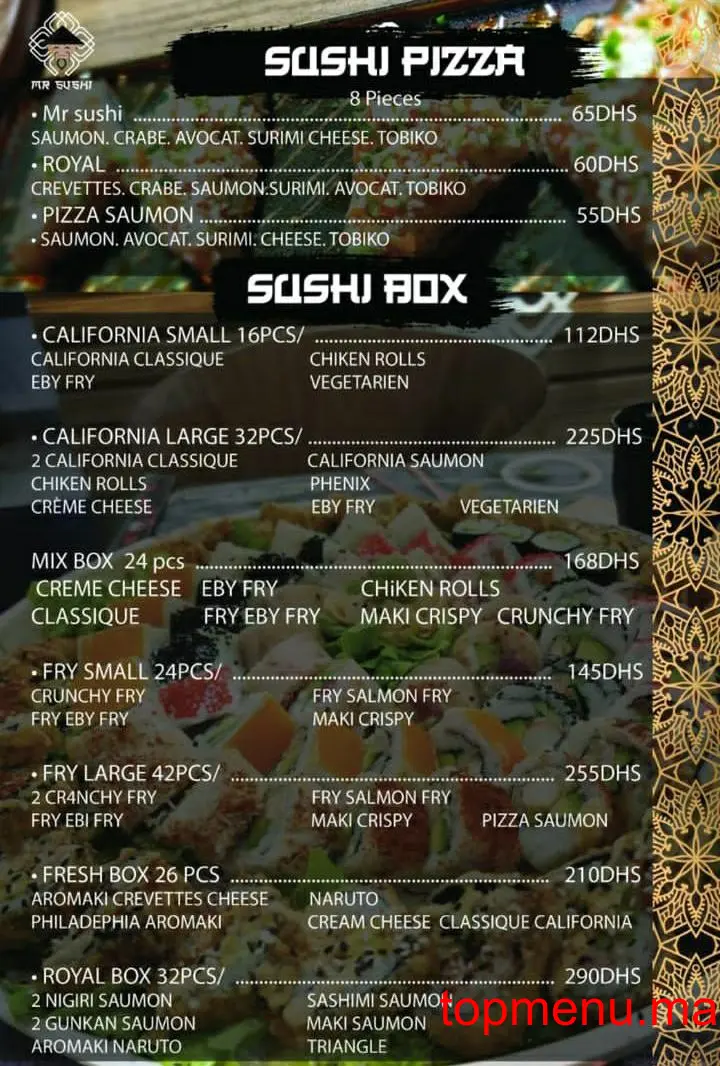 Mr.sushi menu page 7