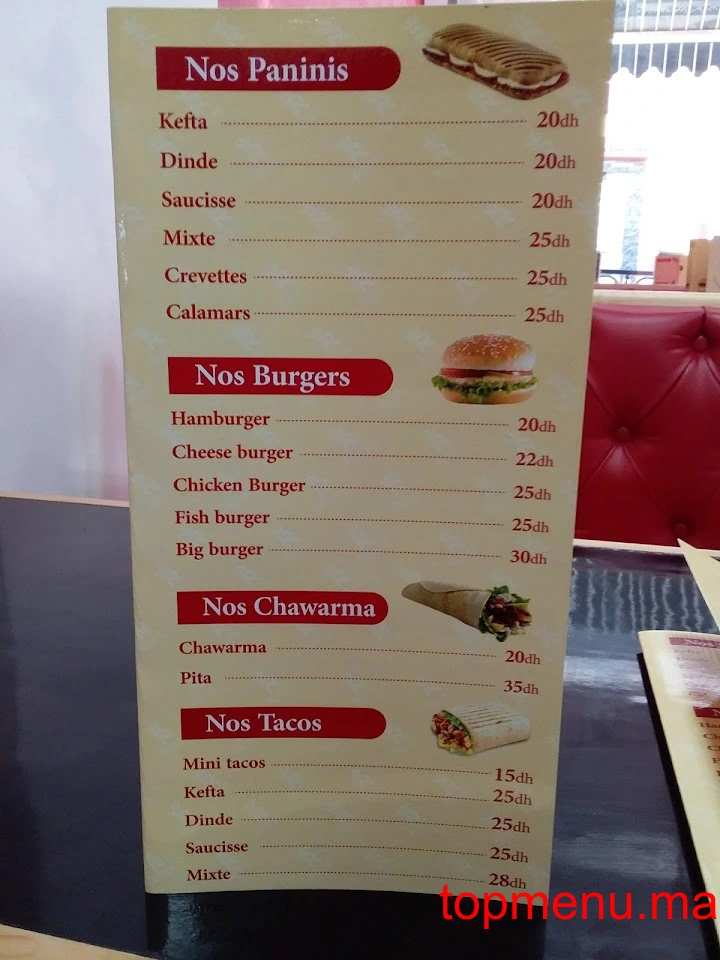 Royal Fast Food menu page 1