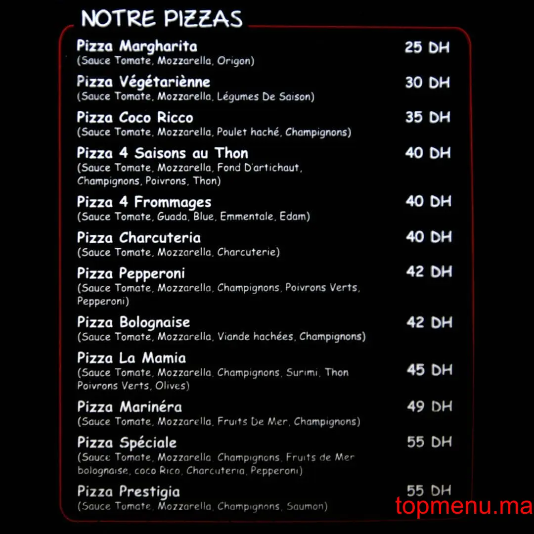 Grillade ADIL menu page 3