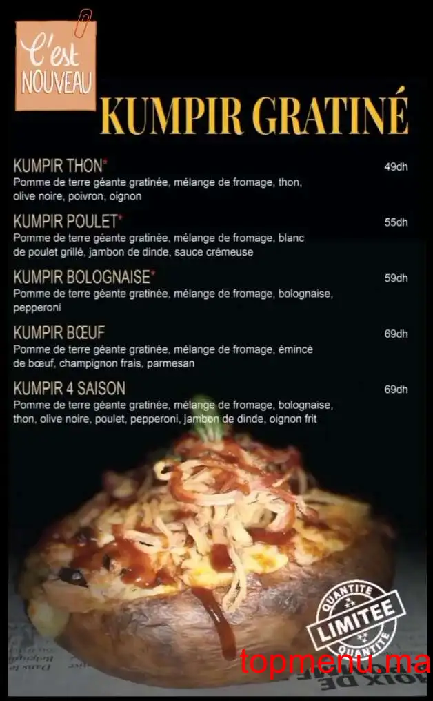 Le Merisier menu page 2