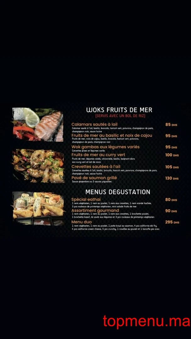 Eathai menu page 7