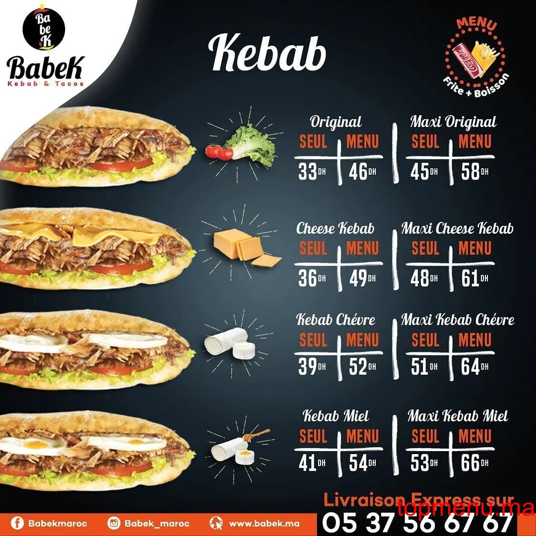 Babek menu page 5