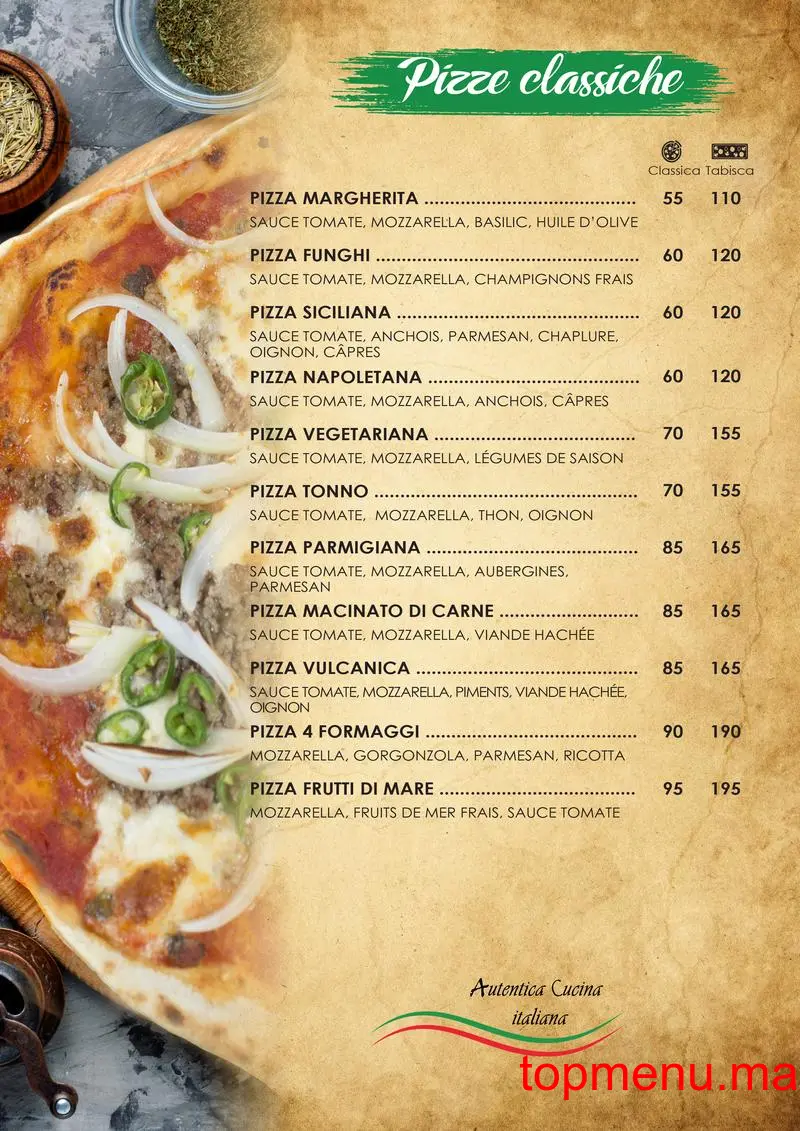 Basilico menu page 5