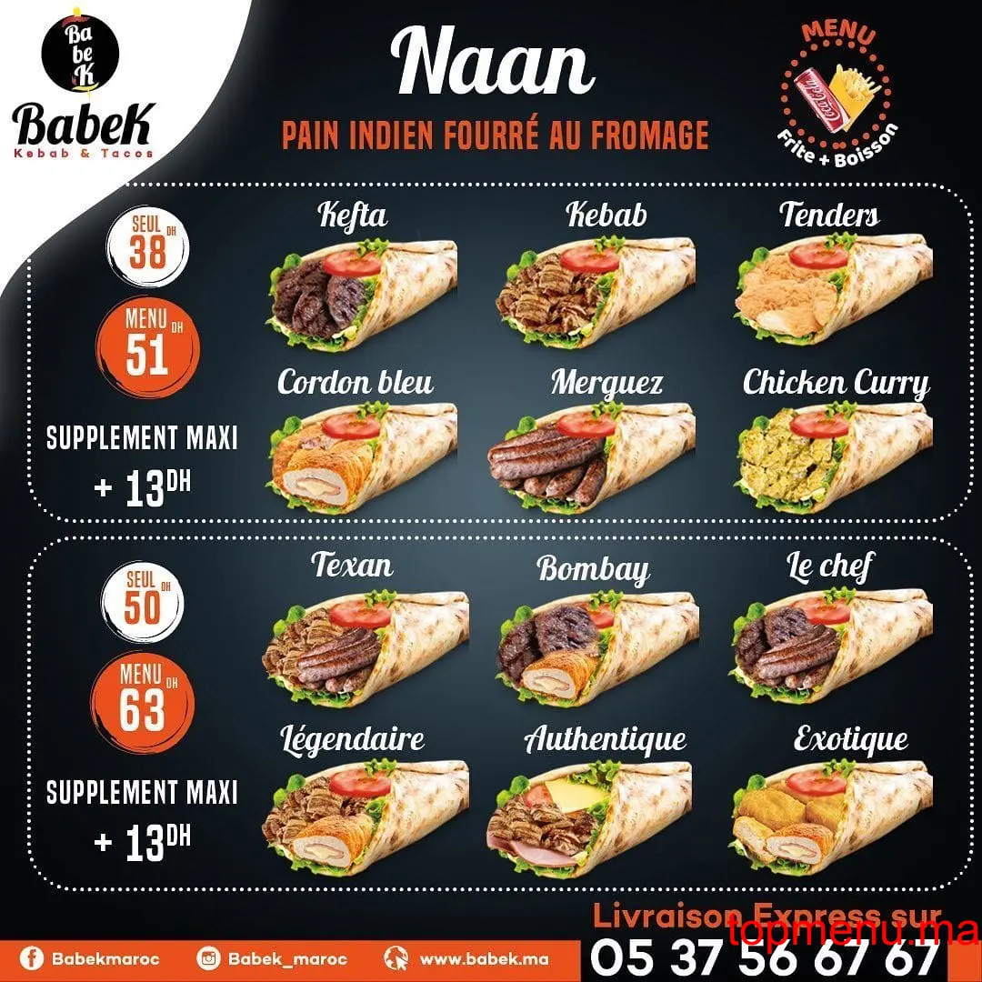 Babek menu page 4