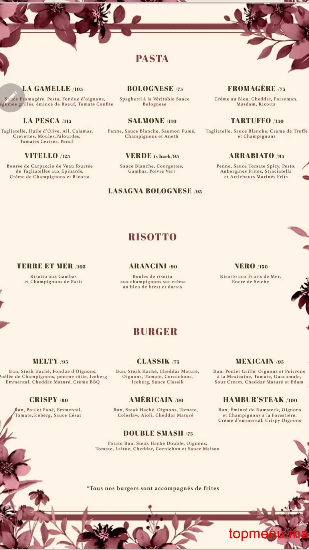 Eat néocantine menu page 3