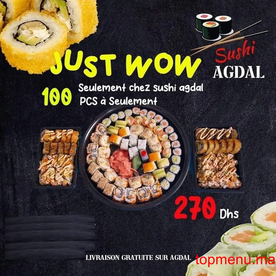 SUSHI AGDAL menu page 5