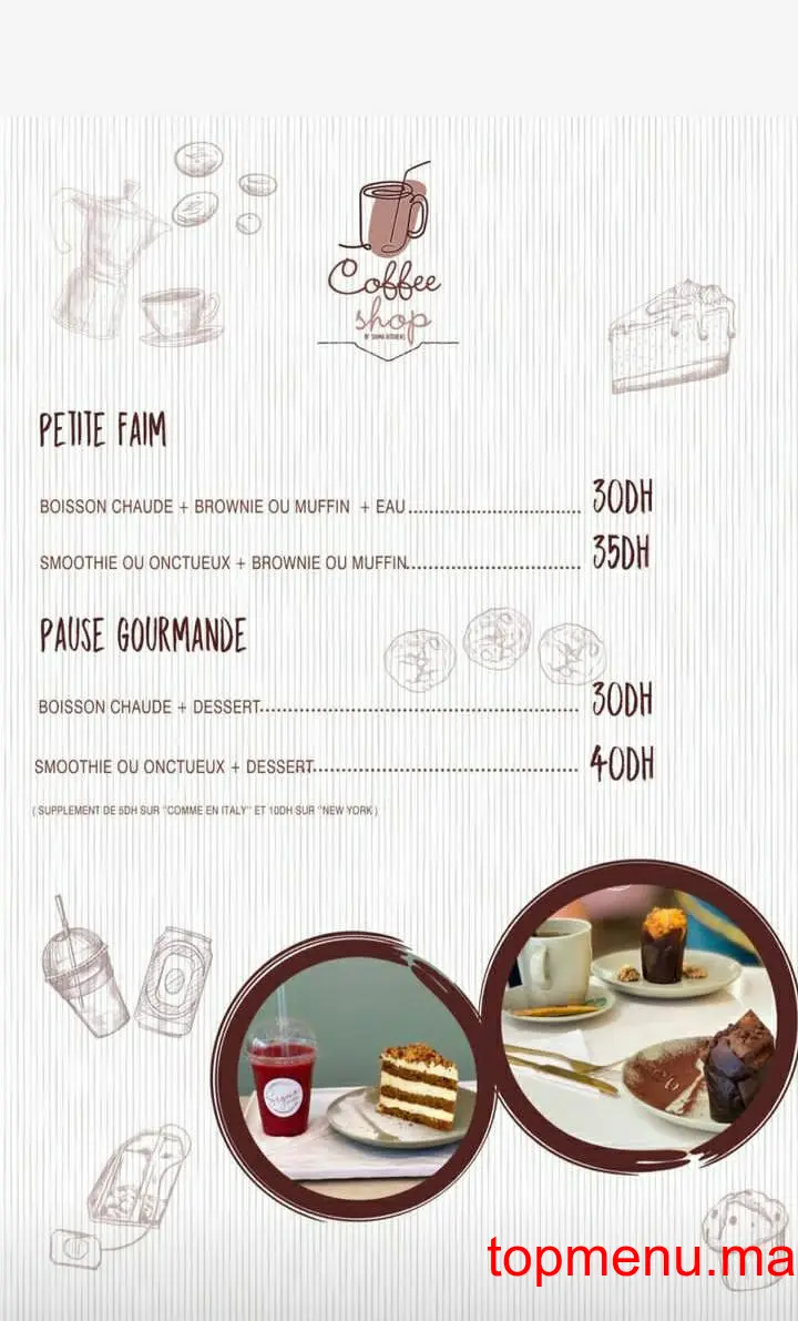 Sigma Kitchens menu page 1