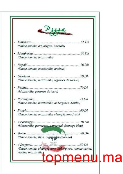 Il Giardino menu page 6