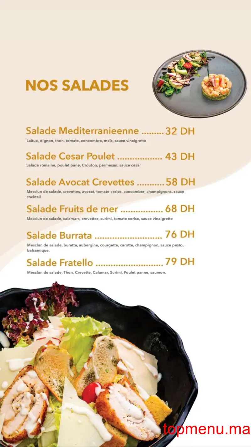 Fratello Mahaj Ryad menu page 3