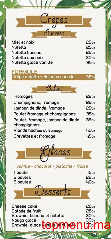 La Sala Anne Marie menu page 2