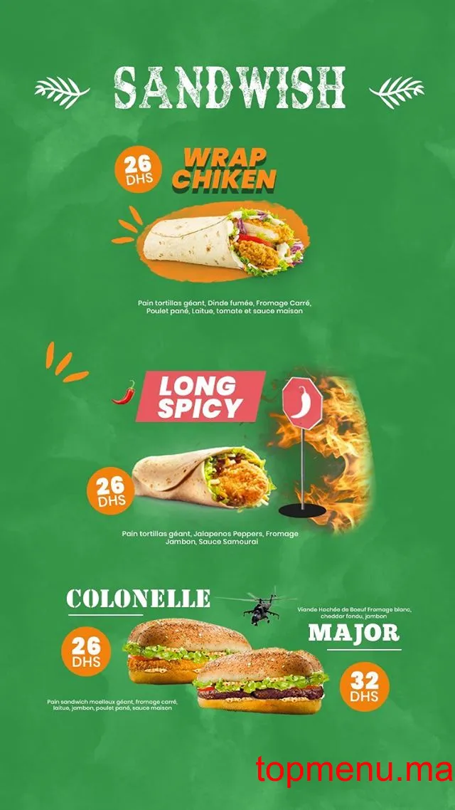 Kool Fresh menu page 2