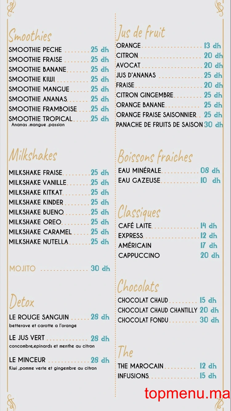 Mr Brunch menu page 4