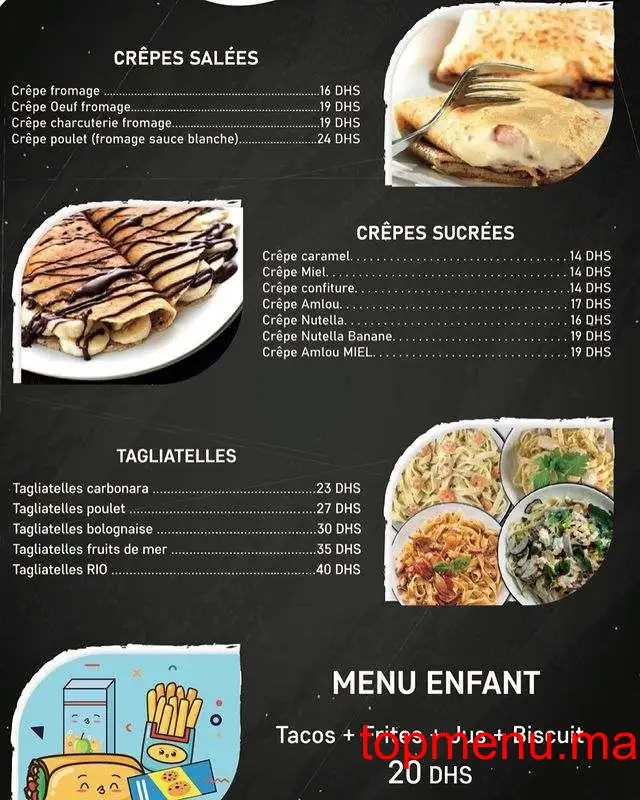 Rio Food menu page 4