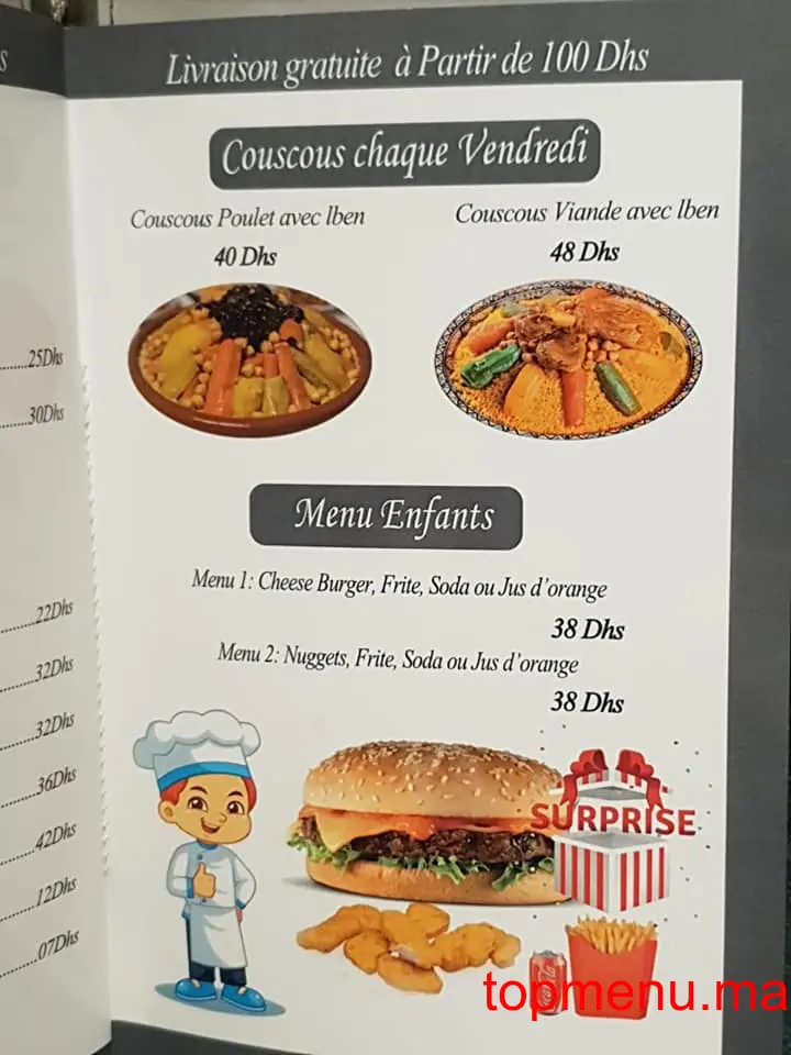 La Patria menu page 9