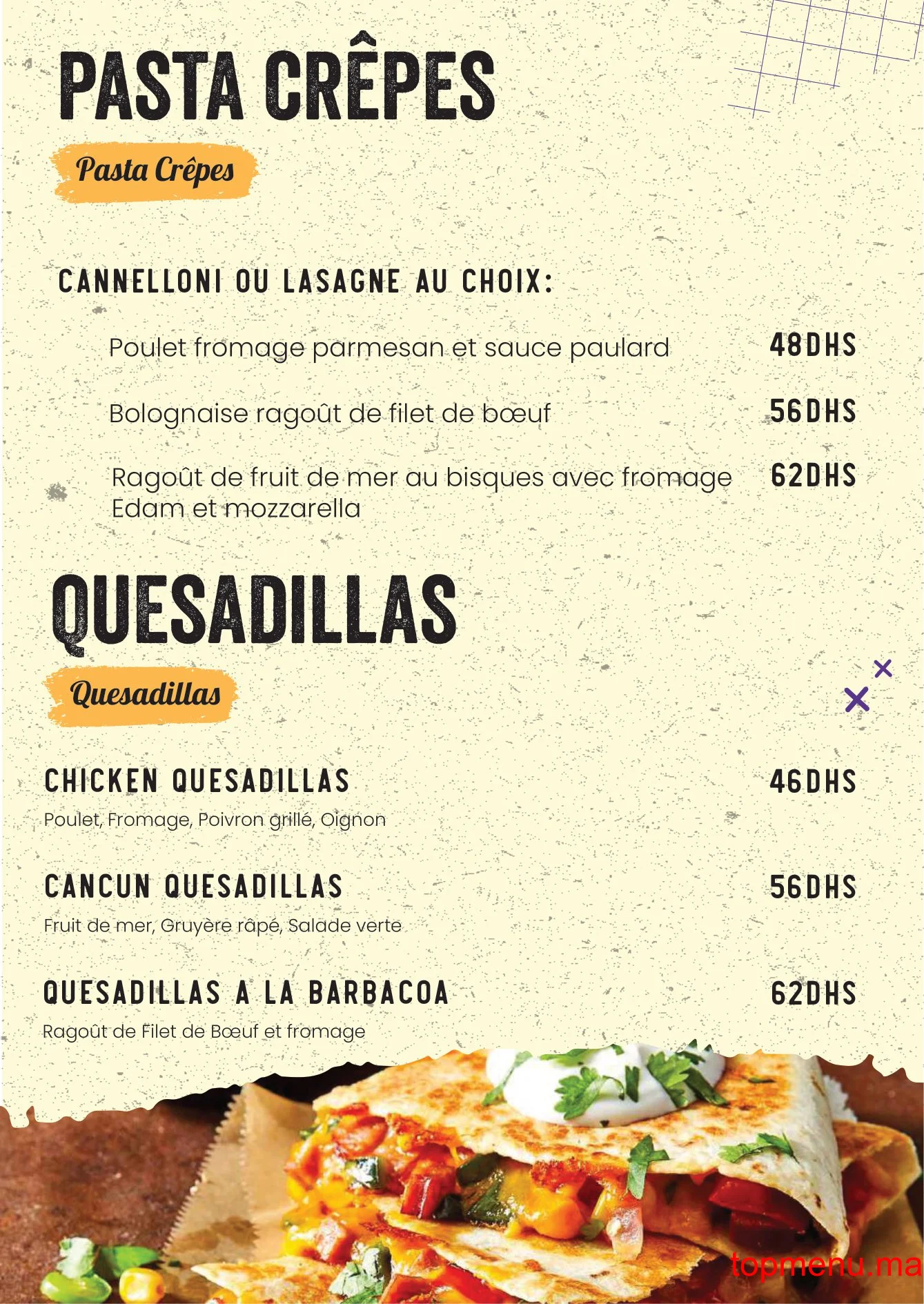 Ôcrepino menu page 10