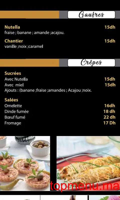 Colombiana Ice menu page 9