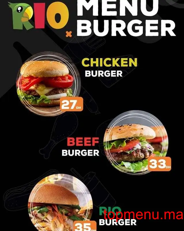 Rio Food menu page 3