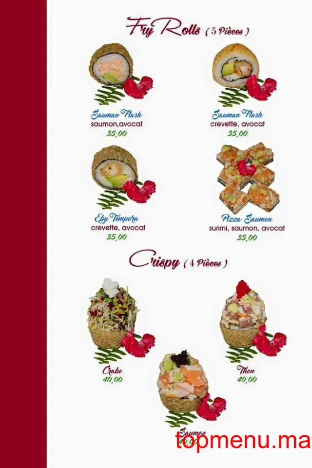 Sushi Arij menu page 6