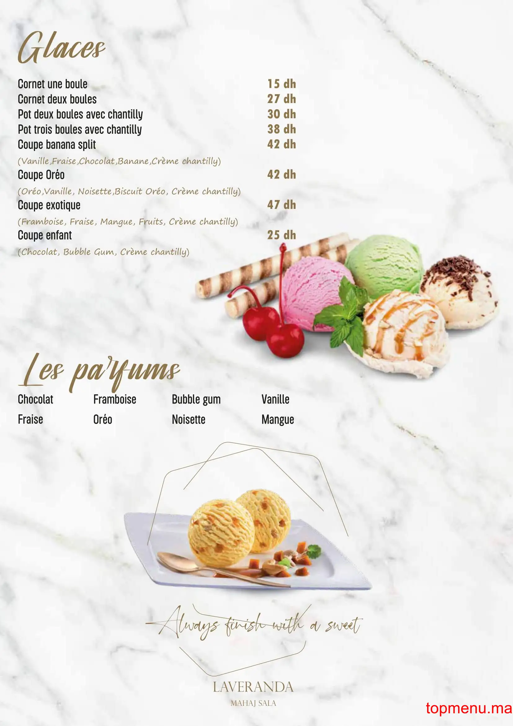 LAVERANDA menu page 13