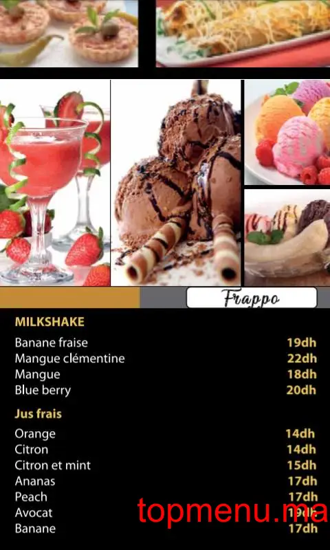 Colombiana Ice menu page 8